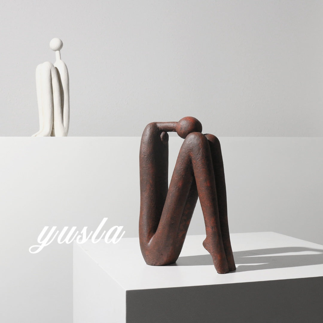Bookend Stand Sculptural Decor for Modern Living Rooms