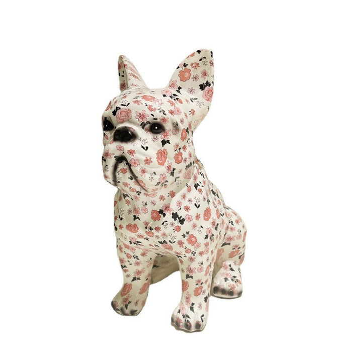 Modern Dog Ornament Sculpture | Colorful Ceramic Decor