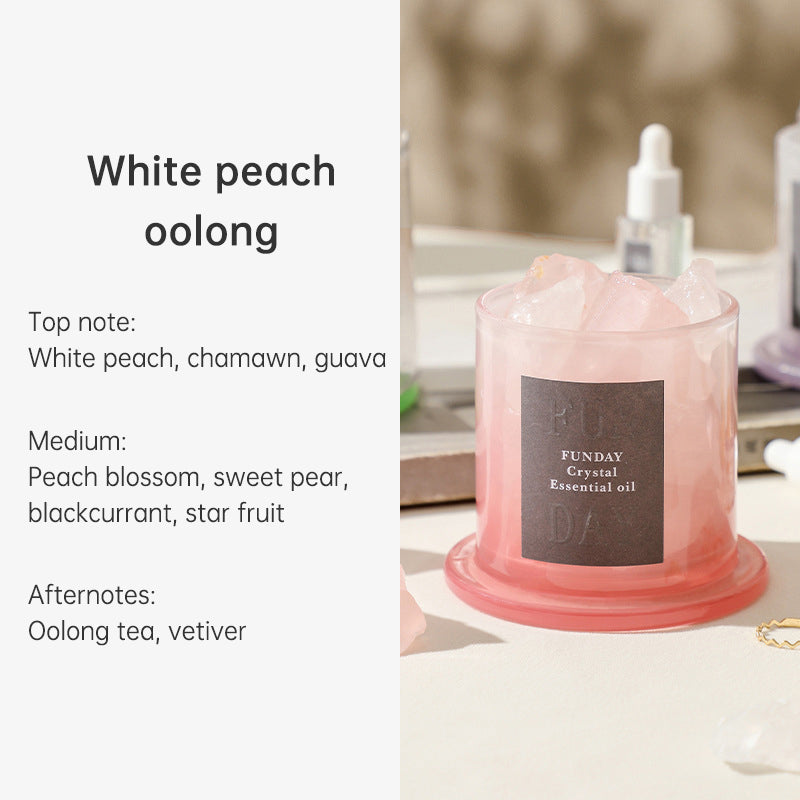 Rose Quartz Crystal Diffuser for Fire-Free Home Scent