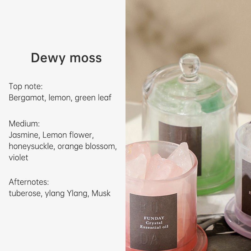 Rose Quartz Crystal Diffuser for Fire-Free Home Scent