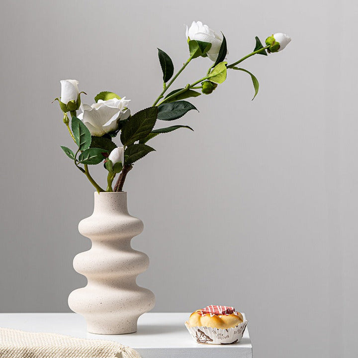 Ceramic Vase for Elevated Neutral Flower Arrangements