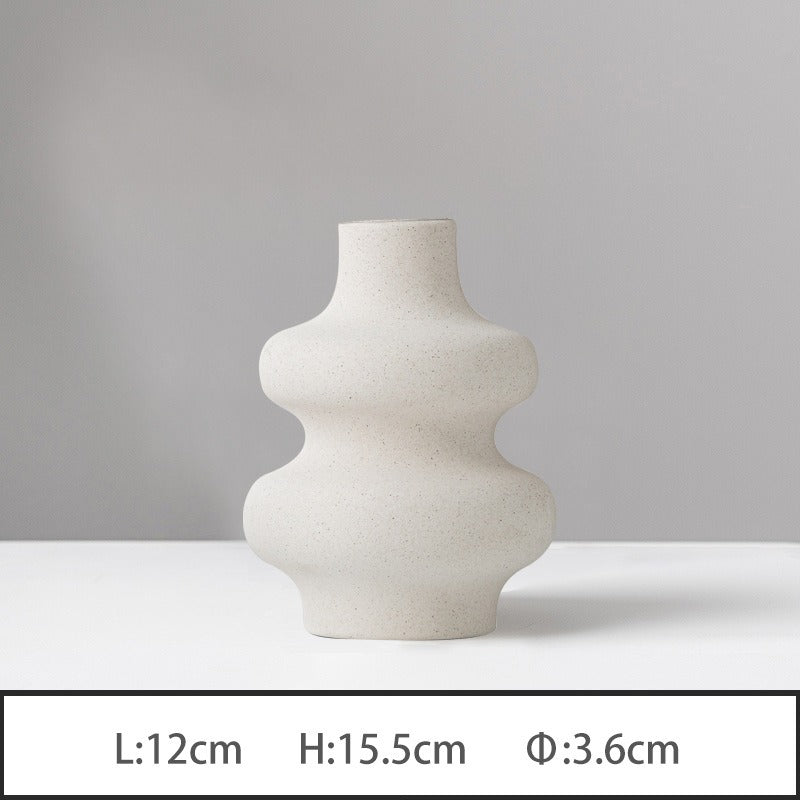 Ceramic Vase for Elevated Neutral Flower Arrangements