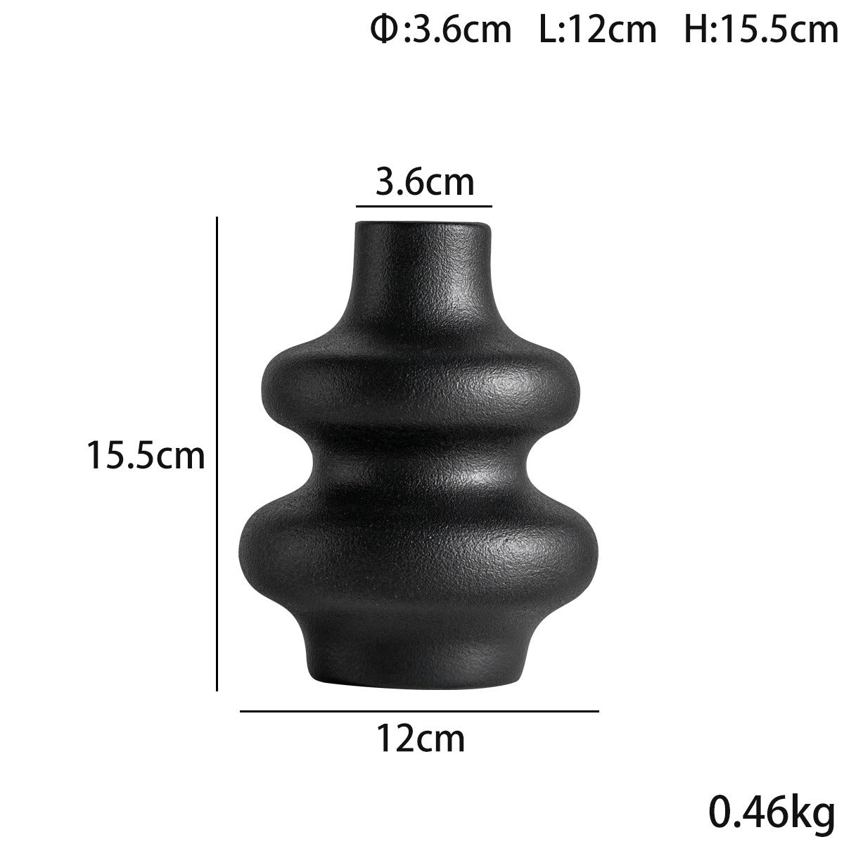 Ceramic Vase for Elevated Neutral Flower Arrangements