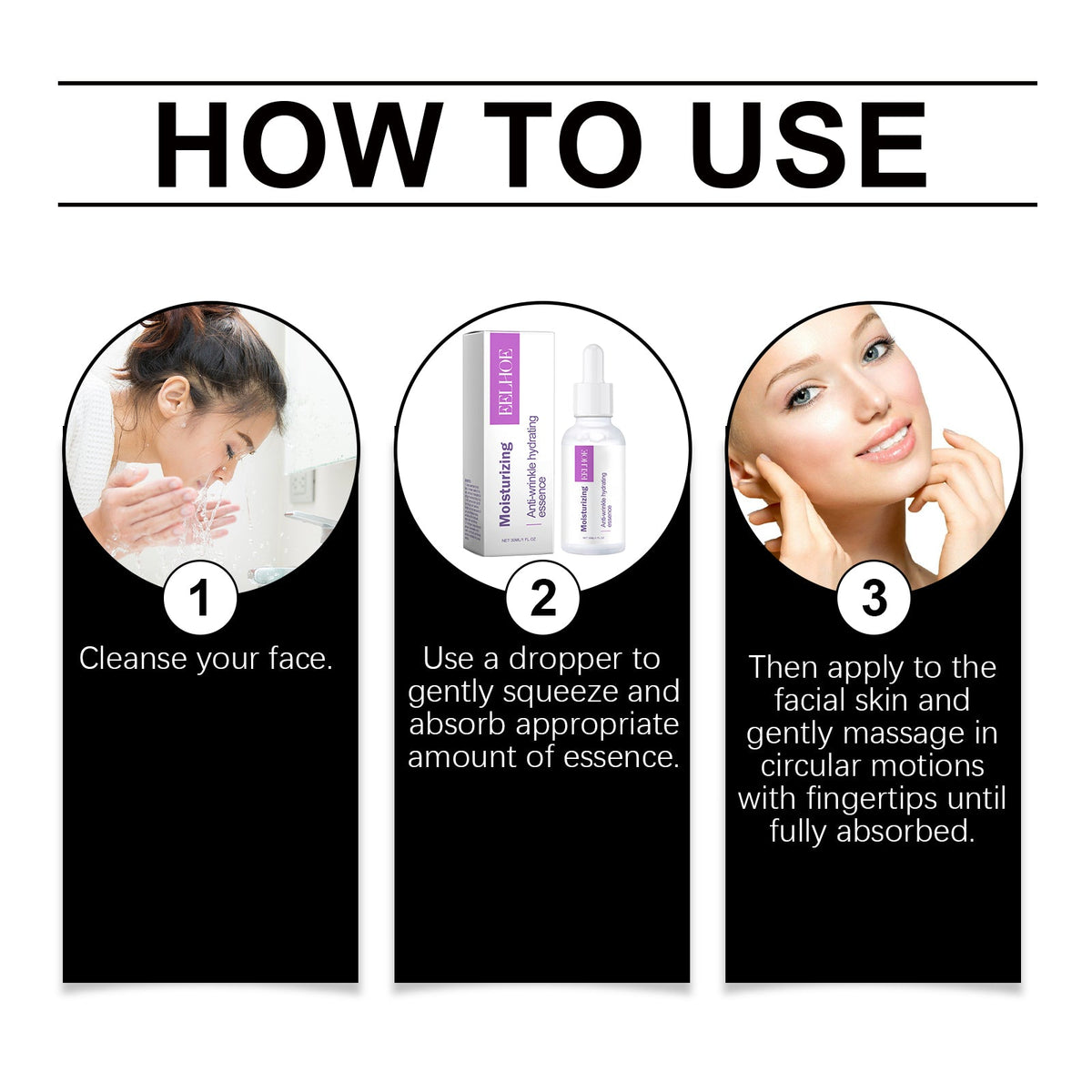 Anti-Wrinkle Hyaluronic Acid Essence for Fine Lines