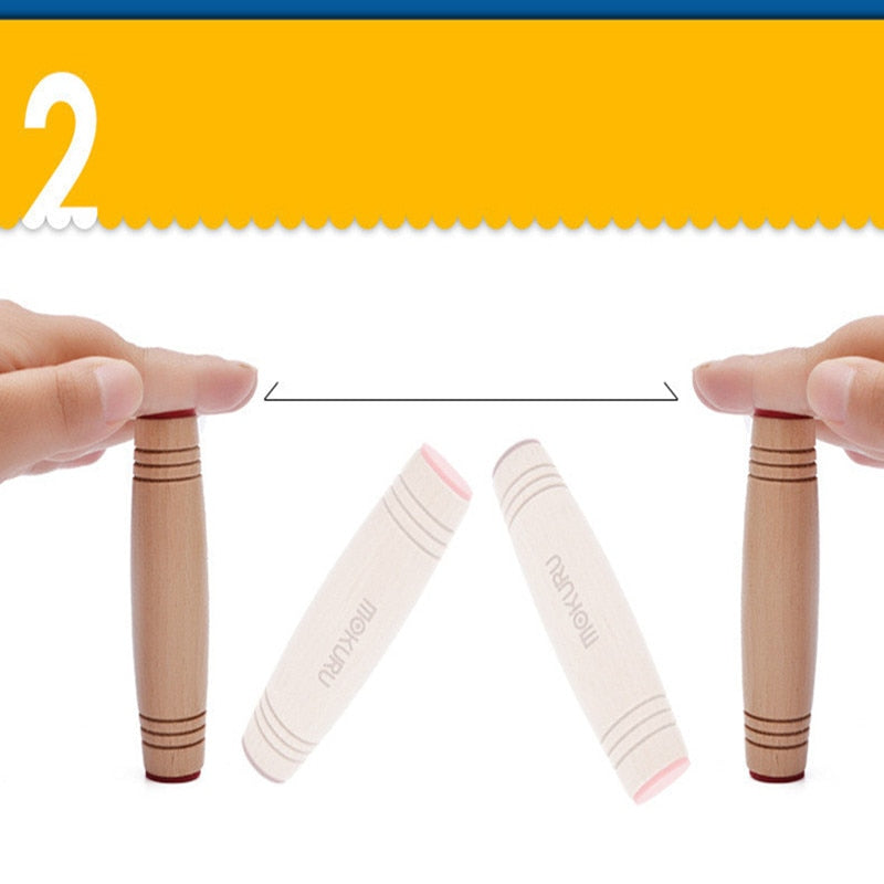 Mokuru Wooden Desk Toy for Stress Relief and Better Focus
