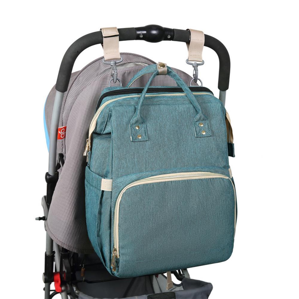 Convertible Baby Diaper Backpack for Hands-Free Travel