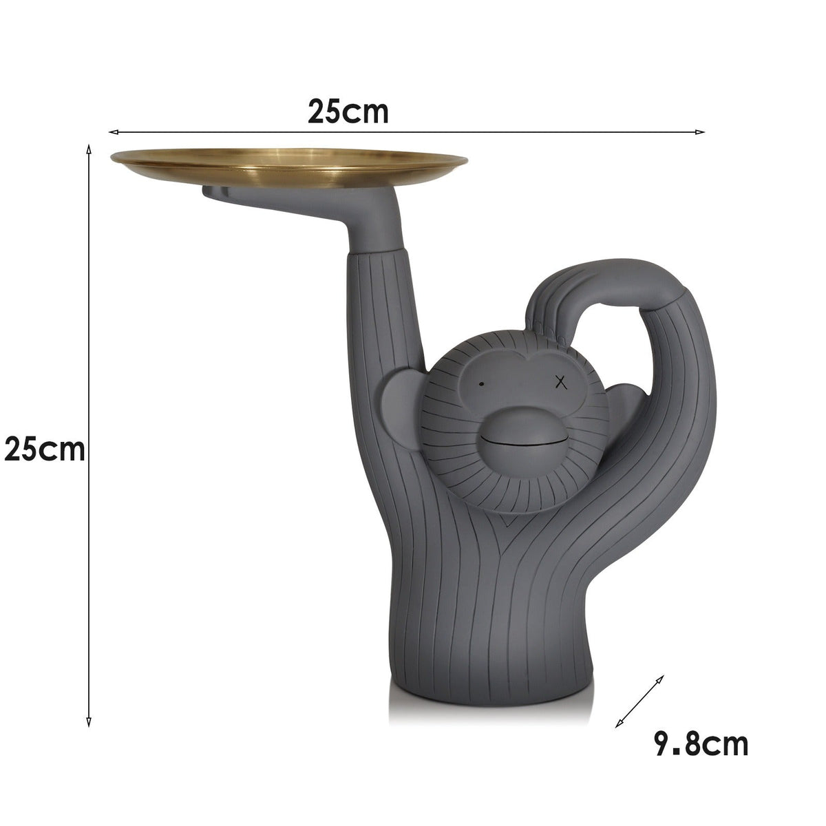 Monkey Tray Decor: Sculptural Catchall Accent Piece