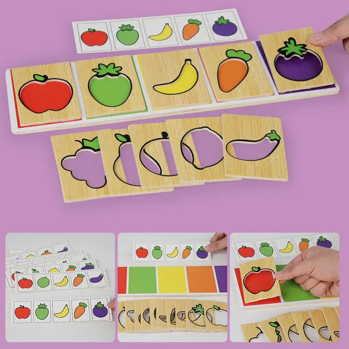 Montessori Sorting Board Puzzle for Early Learning