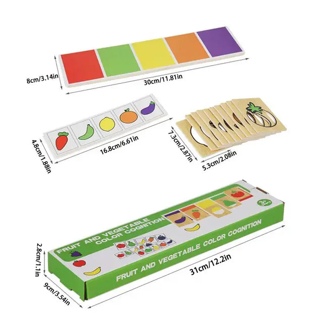Montessori Sorting Board Puzzle for Early Learning