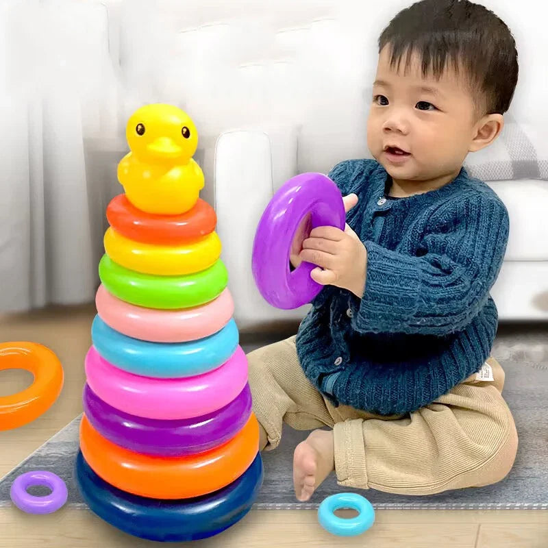 Montessori Stacking Toy for Early Learning & Motor Skills