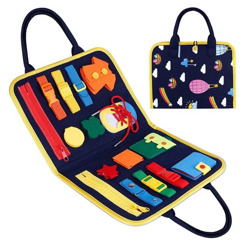 Montessori Busy Board for Hands-On Dressing Skills