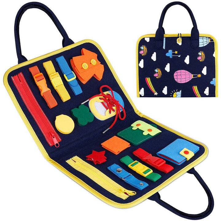 Montessori Busy Board for Hands-On Dressing Skills