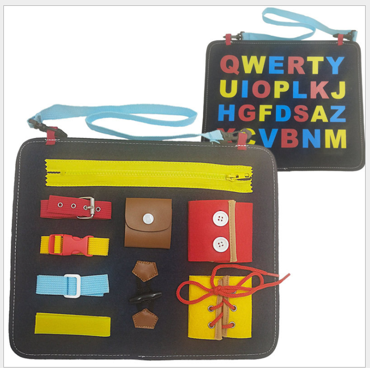 Montessori Busy Board for Hands-On Dressing Skills