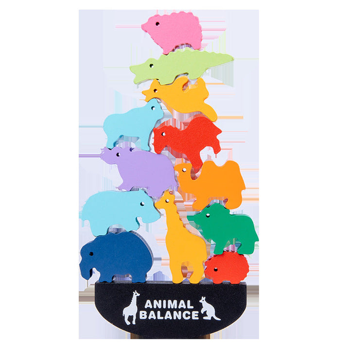 Animal Balance Stacking Toy for Focused Fine Motor Play