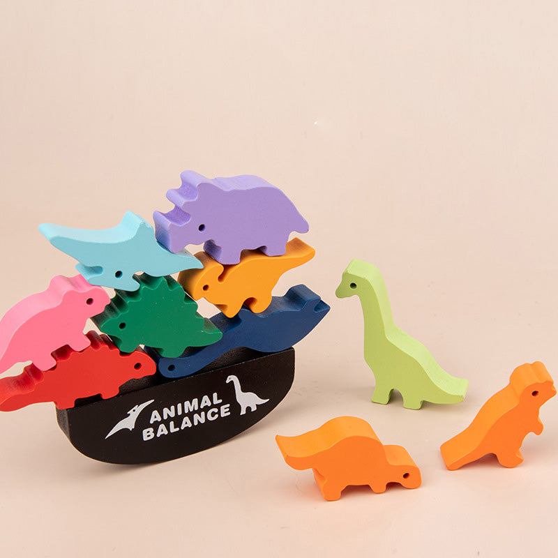 Animal Balance Stacking Toy for Focused Fine Motor Play