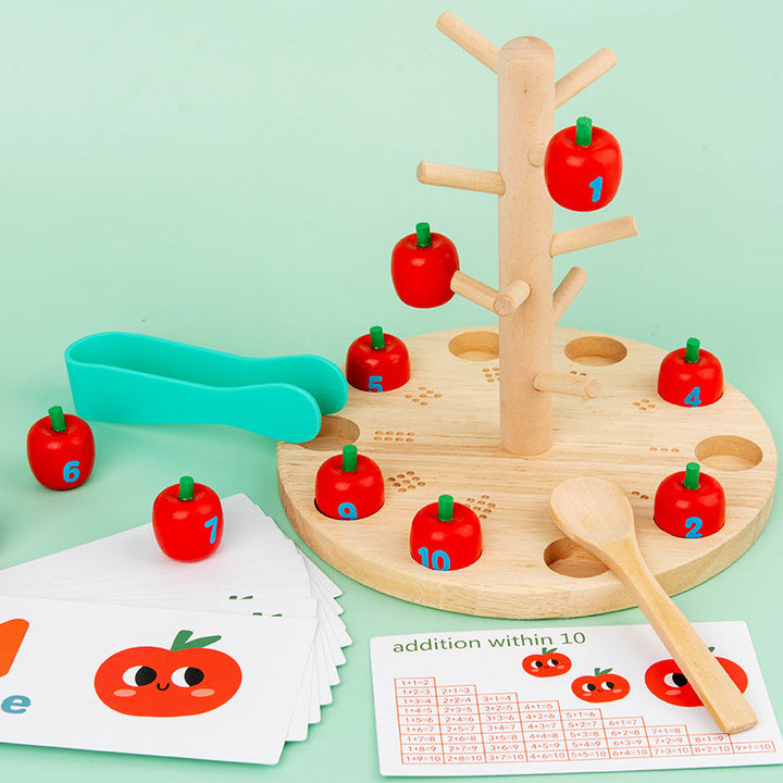 Montessori Spelling Puzzle Toy for Counting & Addition