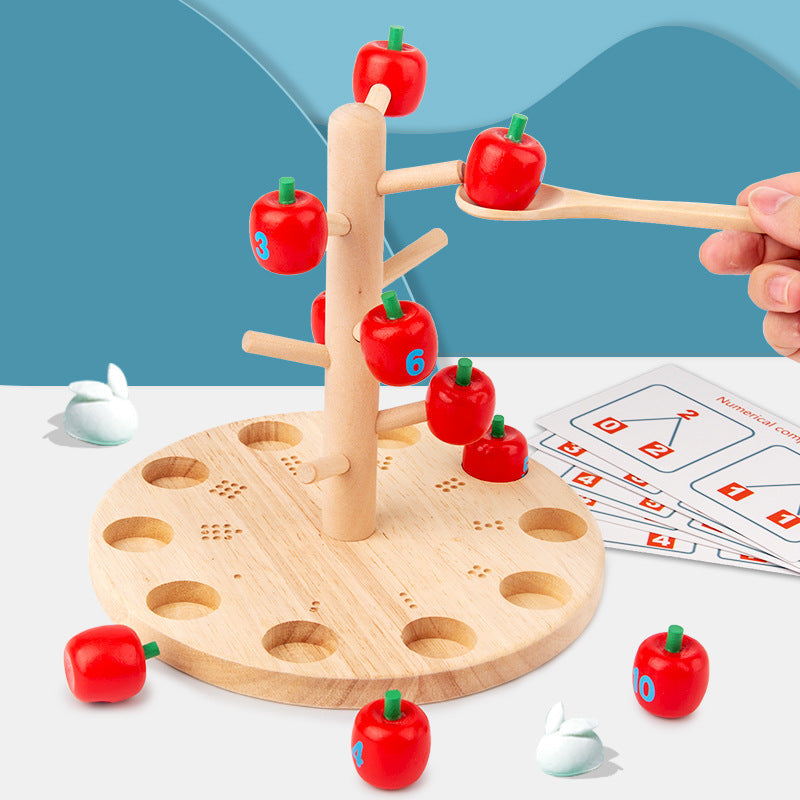 Montessori Spelling Puzzle Toy for Counting & Addition