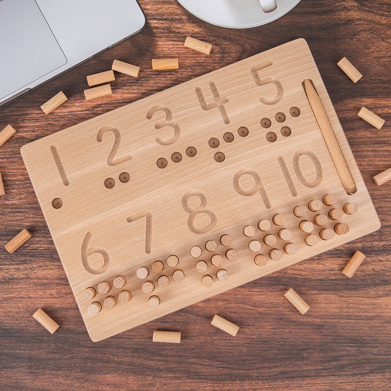 Montessori Number Board for Hands-On Early Learning