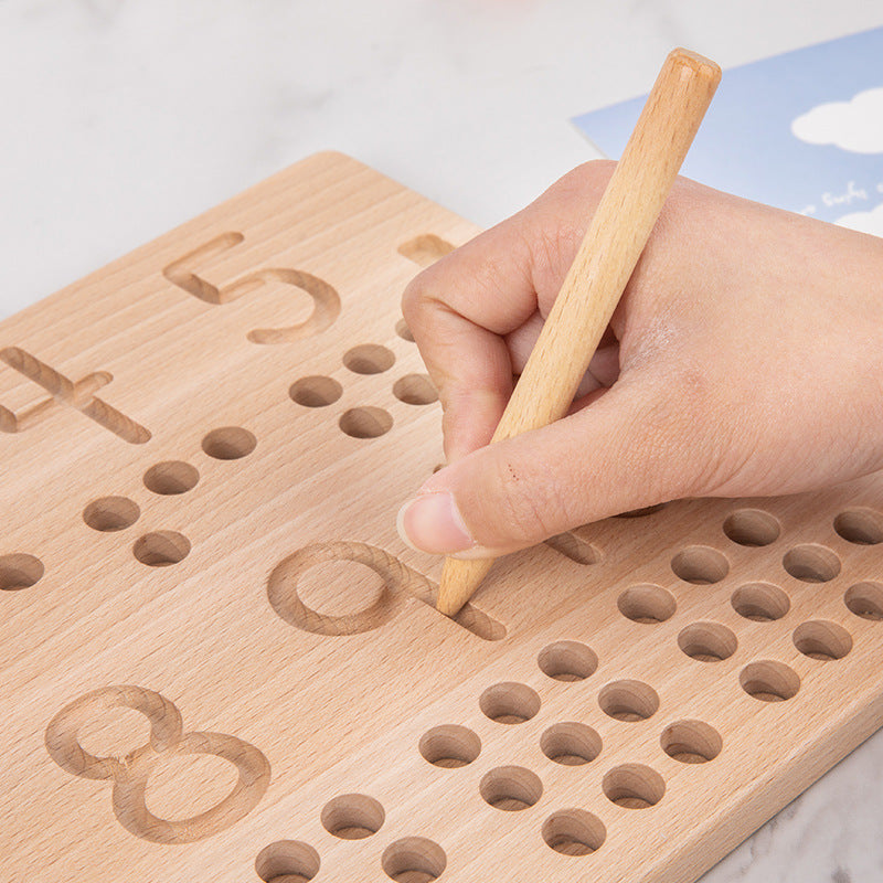 Montessori Number Board for Hands-On Early Learning