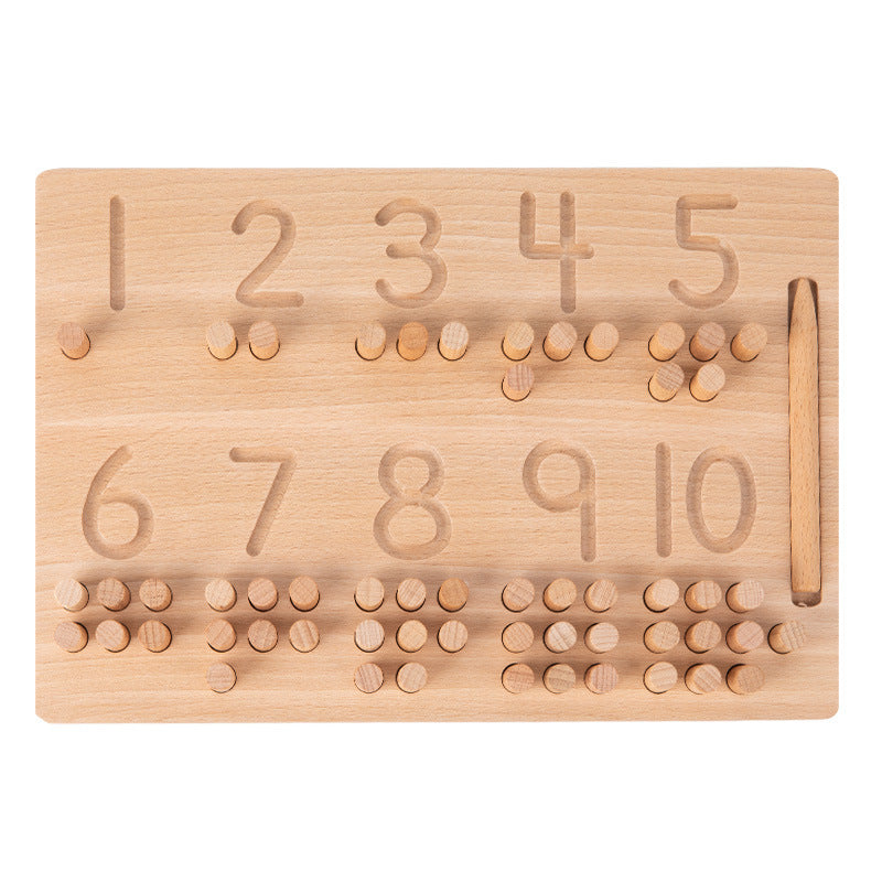 Montessori Number Board for Hands-On Early Learning