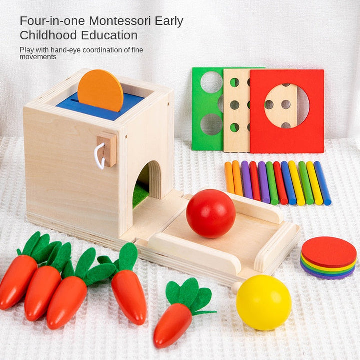 Montessori Activity Box for Fine Motor Skills & Play