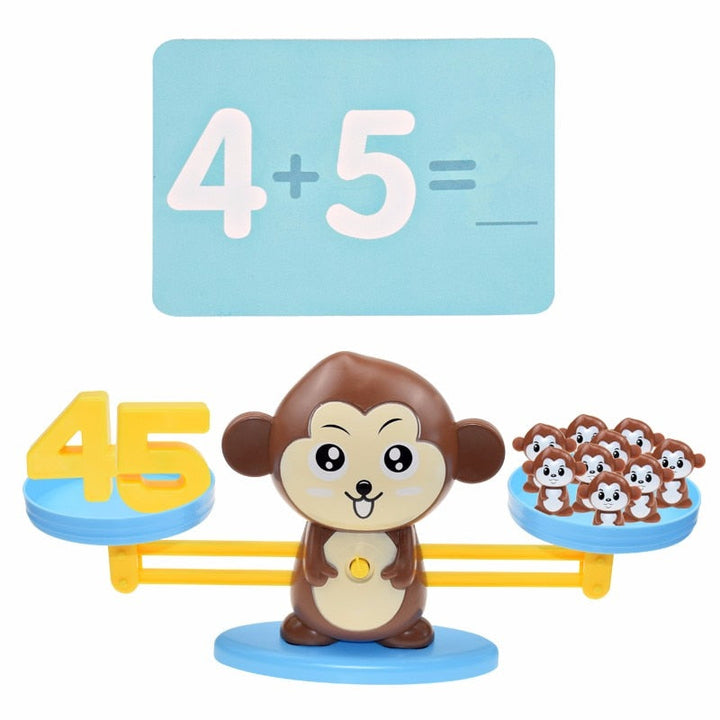 Montessori Math Balance Scale for Hands-On Addition
