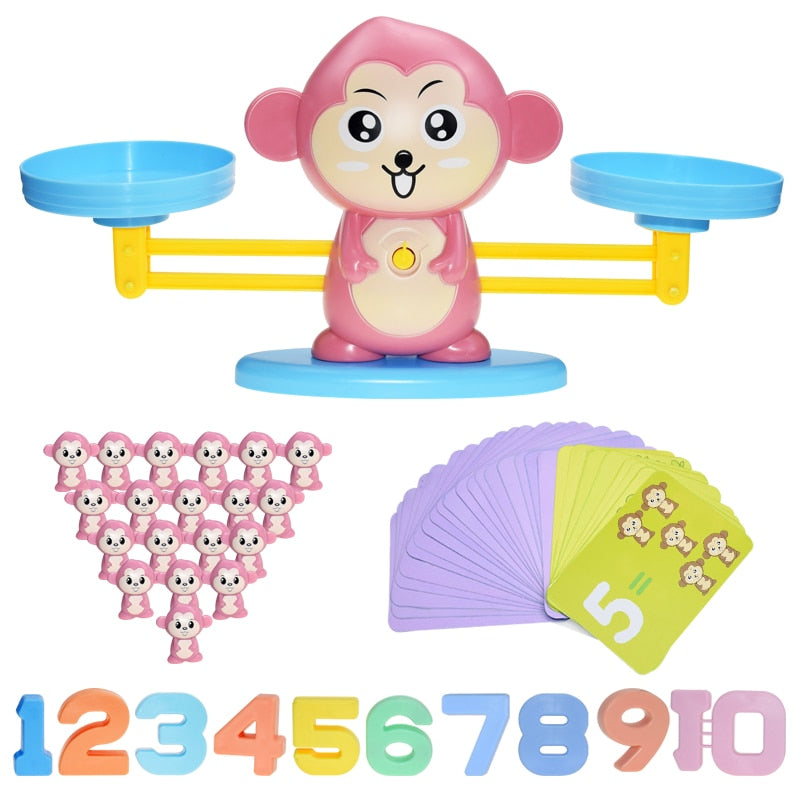 Montessori Math Balance Scale for Hands-On Addition