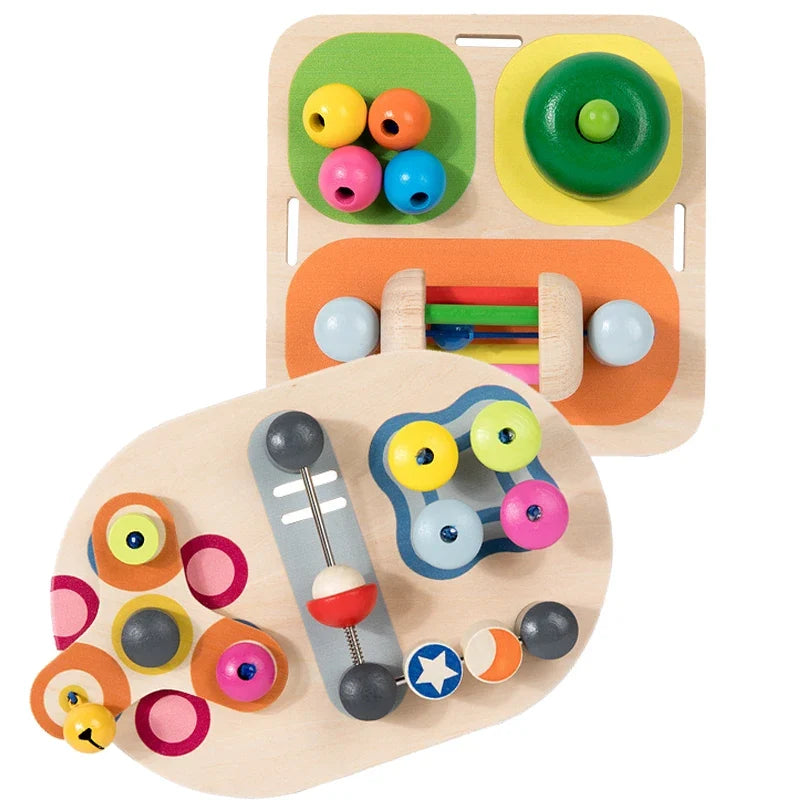 Montessori Activity Board for Screen-Free Skill Play
