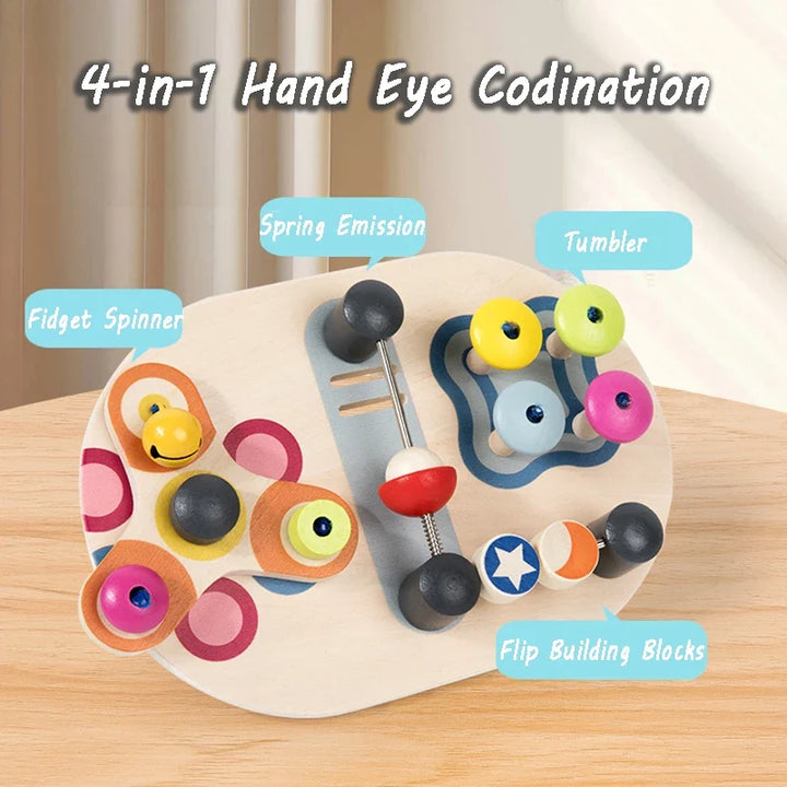Montessori Activity Board for Screen-Free Skill Play