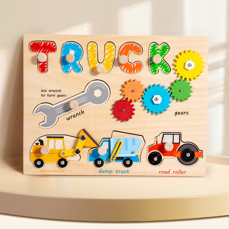 Montessori Busy Board for Fine Motor Skills & Play