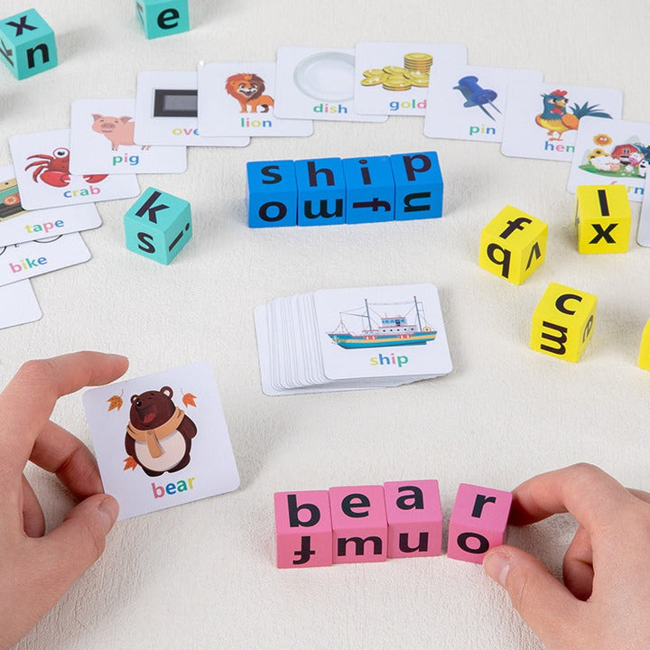 CVC Word Puzzle Game for Hands-On Phonics Learning