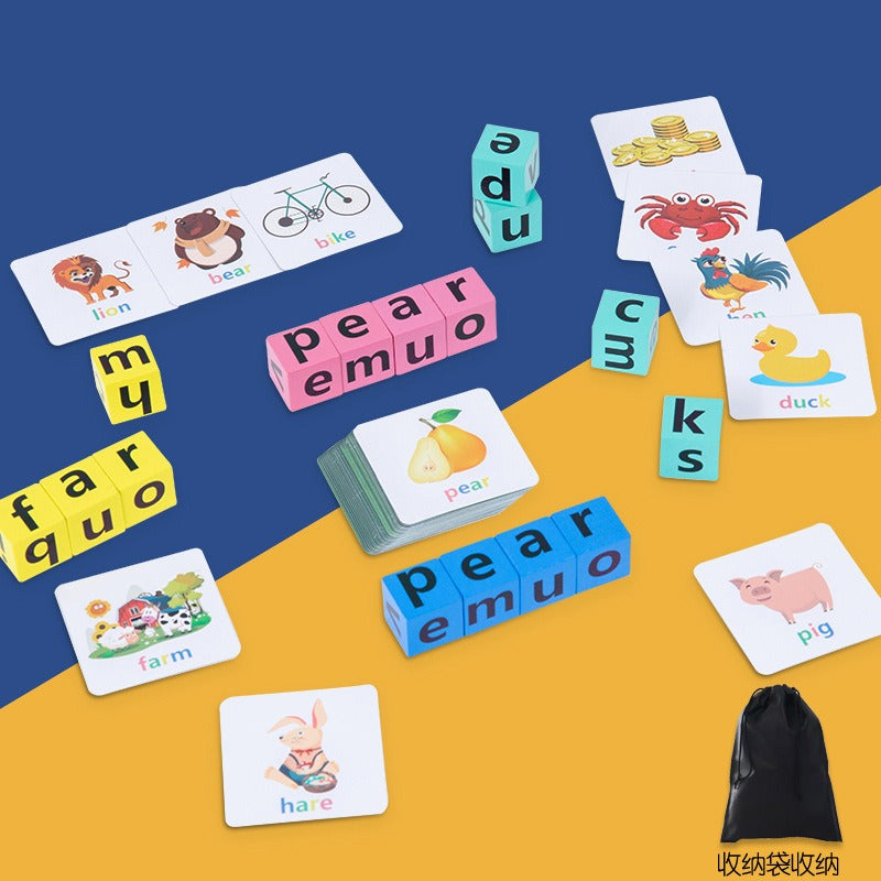 CVC Word Puzzle Game for Hands-On Phonics Learning