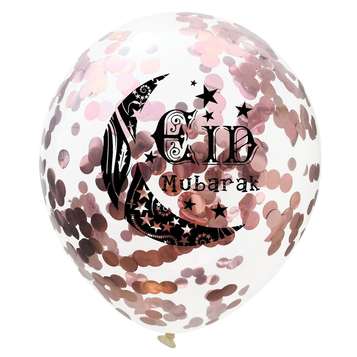 Ramadan Kareem Balloon Set With Confetti Sparkle Decor