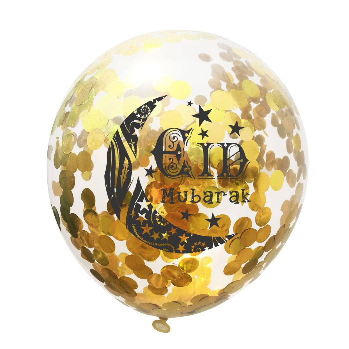 Ramadan Kareem Balloon Set With Confetti Sparkle Decor