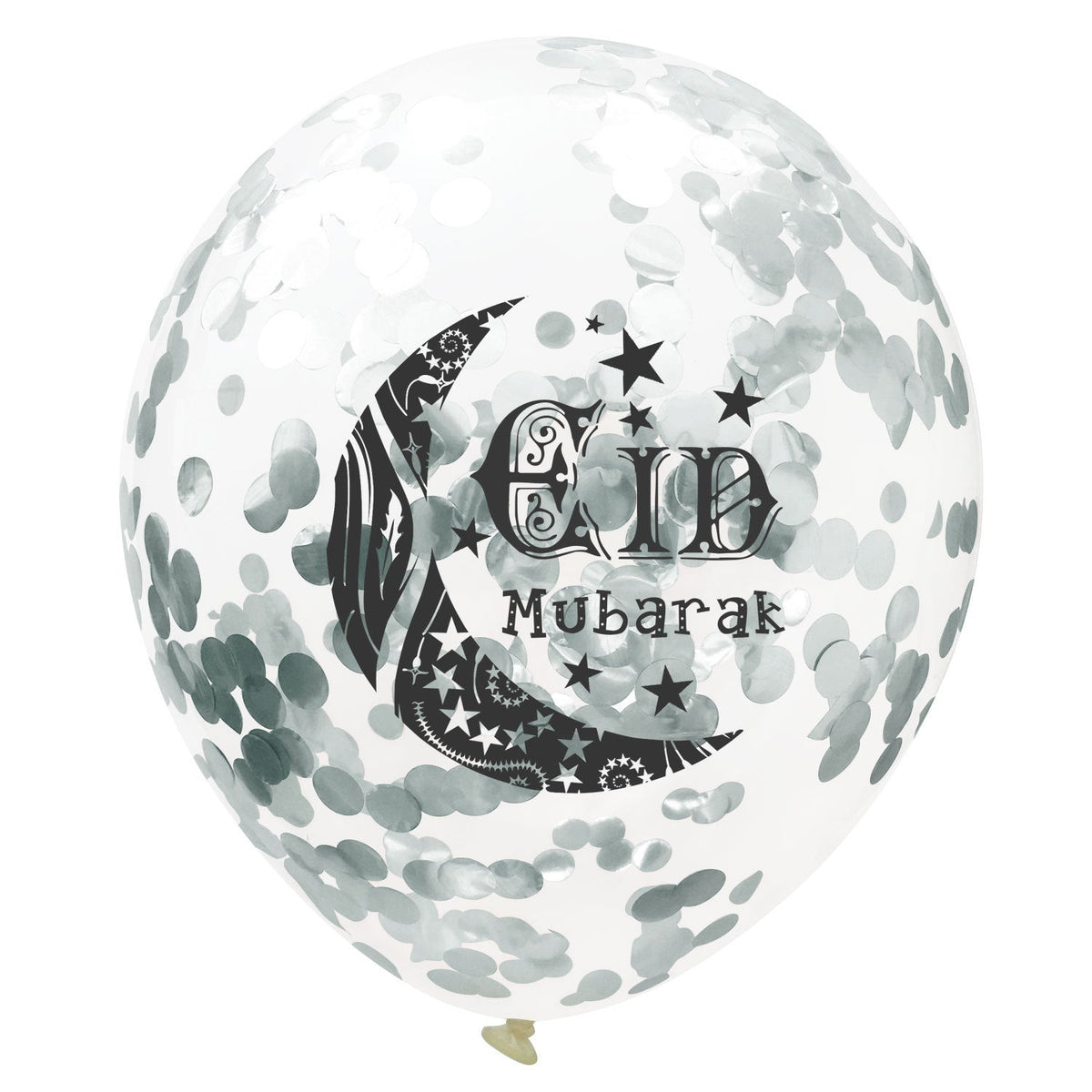Ramadan Kareem Balloon Set With Confetti Sparkle Decor