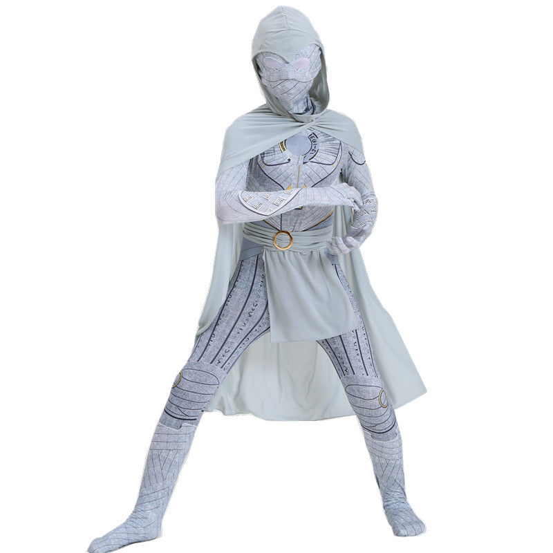 Moonlight Knight Cosplay Costume for Kids With Cape