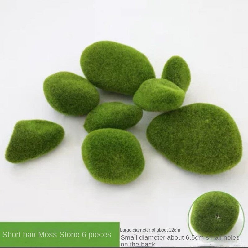 Artificial Moss Rocks for Lush Woodland Arrangements