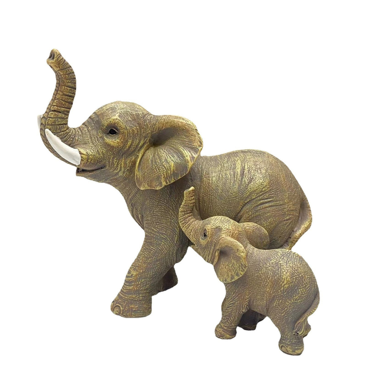 Mother and Child Elephant Sculpture for Meaningful Decor