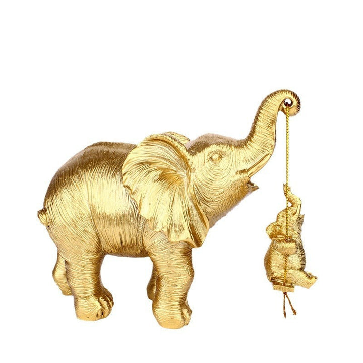 Mother and Child Elephant Sculpture for Meaningful Decor