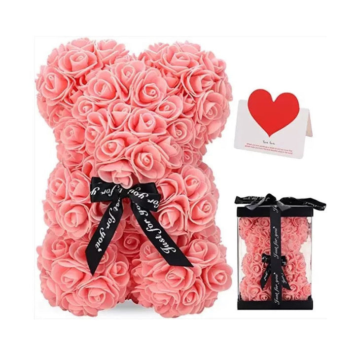 Rose Bear Gift 25cm for Lasting Romantic Keepsakes