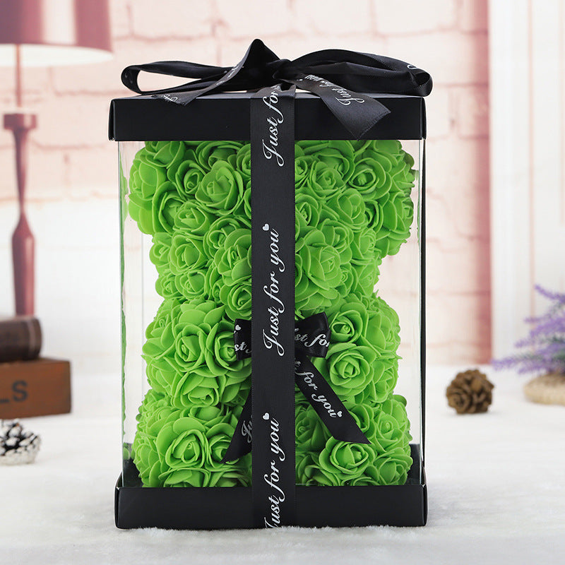 Rose Bear Gift 25cm for Lasting Romantic Keepsakes