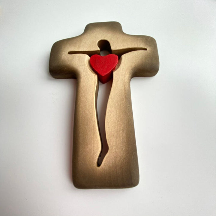 Wooden Cross Decor with Heartfelt Mother's Day Meaning