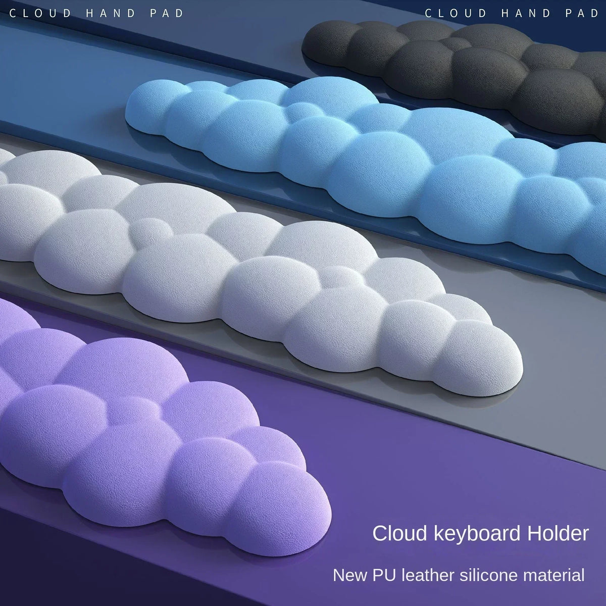 Keyboard Wrist Rest with Memory Foam Cloud Support