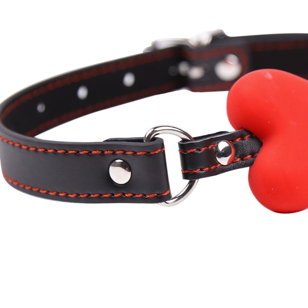 Silicone Gag Ball Harness for Playful BDSM Roleplay