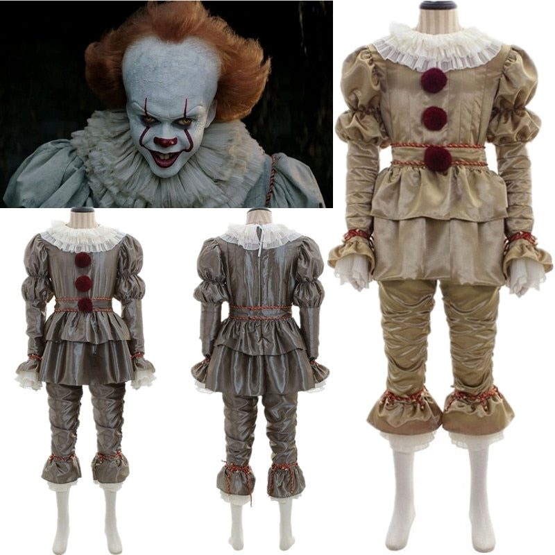 Pennywise Clown Costume for Movie-Inspired Cosplay