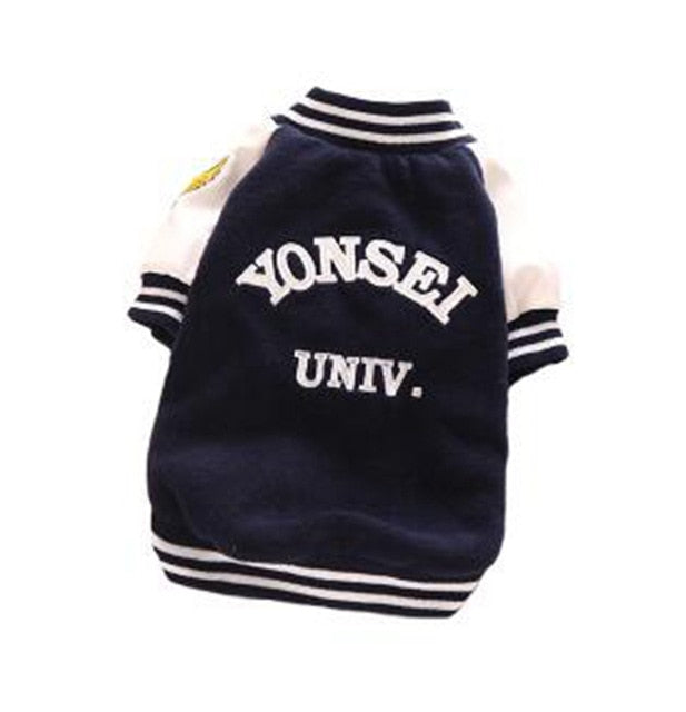 Dog Varsity Vest for Stylish Everyday Walks & Outings
