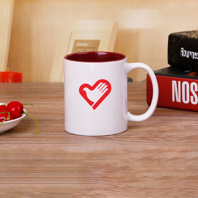 Custom Logo Ceramic Mug for Office Branding and Gifts