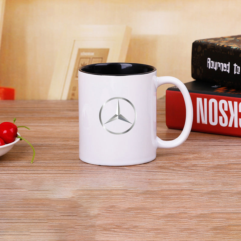 Custom Logo Ceramic Mug for Office Branding and Gifts
