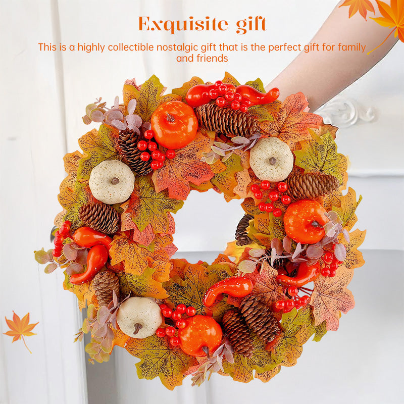 Autumn Wreath Door Decor for a Warm Harvest Welcome