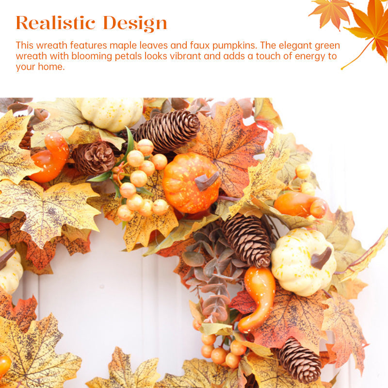 Autumn Wreath Door Decor for a Warm Harvest Welcome